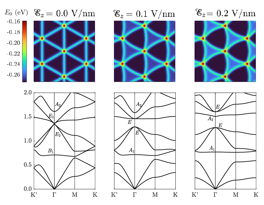 Polar Domains in Moiré Materials